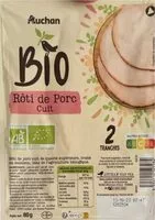 Mängden socker i roti de porc cuit bio