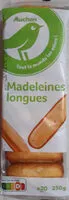 Mängden socker i Madeleines longues