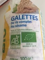 Mängden socker i Galettes de riz complet au sésame