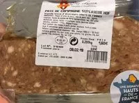 Mängden socker i Pâté de campagne superieur hdf
