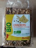 Mängden socker i Crackers emmental et graines de courge