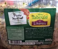 Mängden socker i Mon Taboulé Libanais