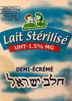 Mängden socker i Lait sterilise UHT -1,5% MG DEMI ECREME