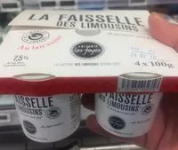 Mängden socker i La faisselle des Limousins