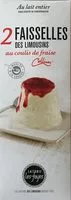 Mängden socker i Faisselles des Limousins au coulis de fraise