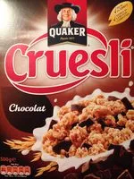 Mängden socker i Cruesli Chocolat