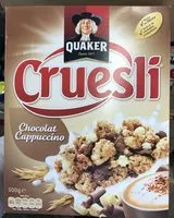 Mängden socker i Cruesli Chocolat Cappuccino