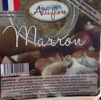 Mängden socker i Crème glacée marron 75