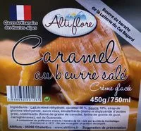 Mängden socker i Crème glacée caramel au beurre salé