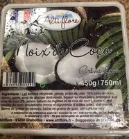 Mängden socker i Crème glacée noix de coco
