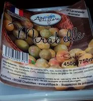 Mängden socker i Sorbet mirabelle