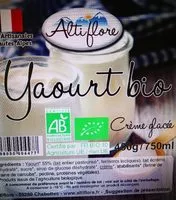 Mängden socker i Crème glacée artisanale Bio Yaourt
