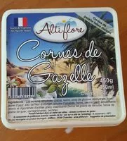 Mängden socker i Crème glacée Cornes de Gazelle