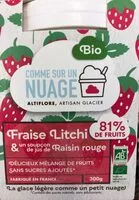Mängden socker i Comme sur un nuage Fraise litchi