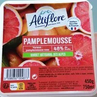 Mängden socker i Sorbet pamplemousse