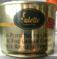 Mängden socker i Boudins blancs au foie gras