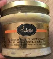 Mängden socker i Les rillettes royales de confit de canard