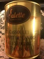 Mängden socker i Cassoulet au confit de canard