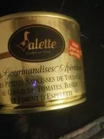 Mängden socker i Les Gourmandises apéritives