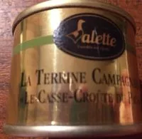 Mängden socker i La terrine campagnarde