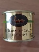 Mängden socker i La terrine de canard à l'ancienne