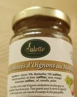 Mängden socker i Le confit d'émincés d'oignons au monbazillac