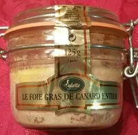 Mängden socker i Foie Gras de Canard Entier