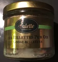 Mängden socker i Rillettes Pur Oie