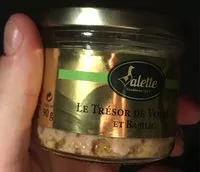 Mängden socker i Tresor de volaille et basilic