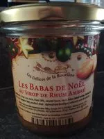 Mängden socker i Les babas de Noël au sirop de rhum ambré