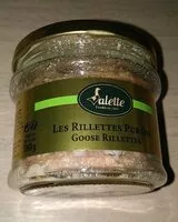Mängden socker i Rillettes pur oie