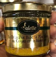 Mängden socker i Le delice de bloc de foie gras de canard et morilles