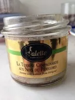 Mängden socker i Terrine campagnarde aux noix de Perigord