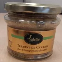 Mängden socker i Terrine de canard aux champignons des bois