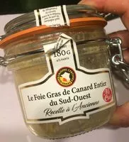 Mängden socker i Le foie gras de canard entier du sud-ouest