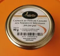 Mängden socker i Caprice au foie de canard aux pommes et speculoos