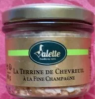 Mängden socker i La terrine de chevreuil à la fine champagne