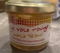 Mängden socker i terrine de volaille au pesto rouge et poivrons piquillos