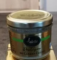 Mängden socker i Rustique de canard confit