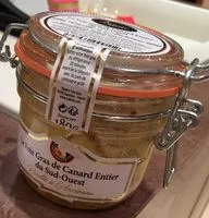 Mängden socker i Foie gras de canard entier du Sud-Ouest