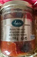 Mängden socker i Petite volaille et olives noires