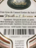 Mängden socker i Le Foir Gras de Canard Entier du Sud Ouest