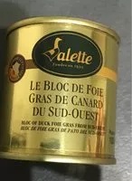 Mängden socker i Le blocde foie gras de canard du sud ouest