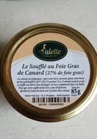 Mängden socker i E SOUFFLÉ AU FOIE GRAS DE CANARD