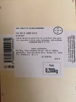 Mängden socker i Foie Gras de Canard Entier