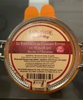 Mängden socker i Le foie de canard entier du sud-ouest