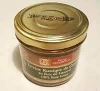 Mängden socker i Terrine Rustique de Canard