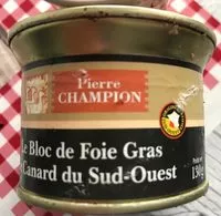 Mängden socker i Le bloc de Foie gras de canard du sud-ouest