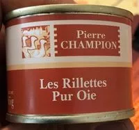 Mängden socker i Les rillettes pur oie