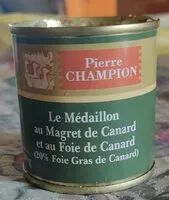 Mängden socker i Le médaillon au magret de Canard et au Foie de Canard